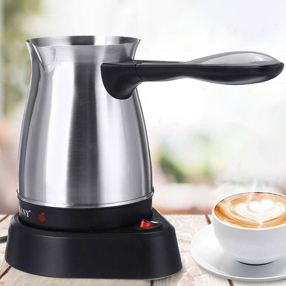 Кавоварка електрична турка з підставкою 500мл, 600Вт, від мережі, SK-214 / Електротурка / Турка електрична, фото 1