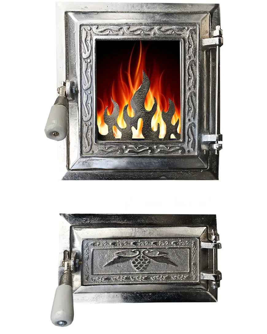 Комплект дверцята роздільні IRON FIRE MIRANDA 250х270мм, фото 1