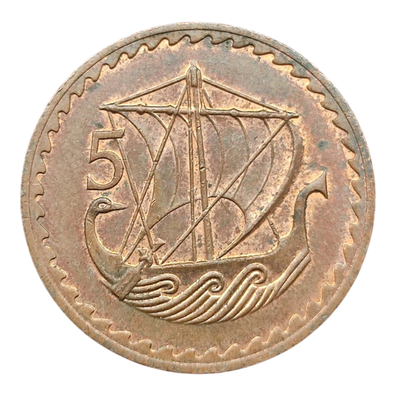 Кіпр 5  міль, 1972