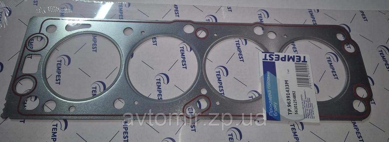 Прокладка головки блока циліндрів метал ГБЦ Ланос, Авео, Lanos, Aveo 1.5 Tempest 96161216