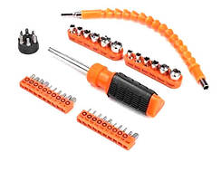 Викрутка зі змінними бітами та гнучким подовжувачем sdy-94158