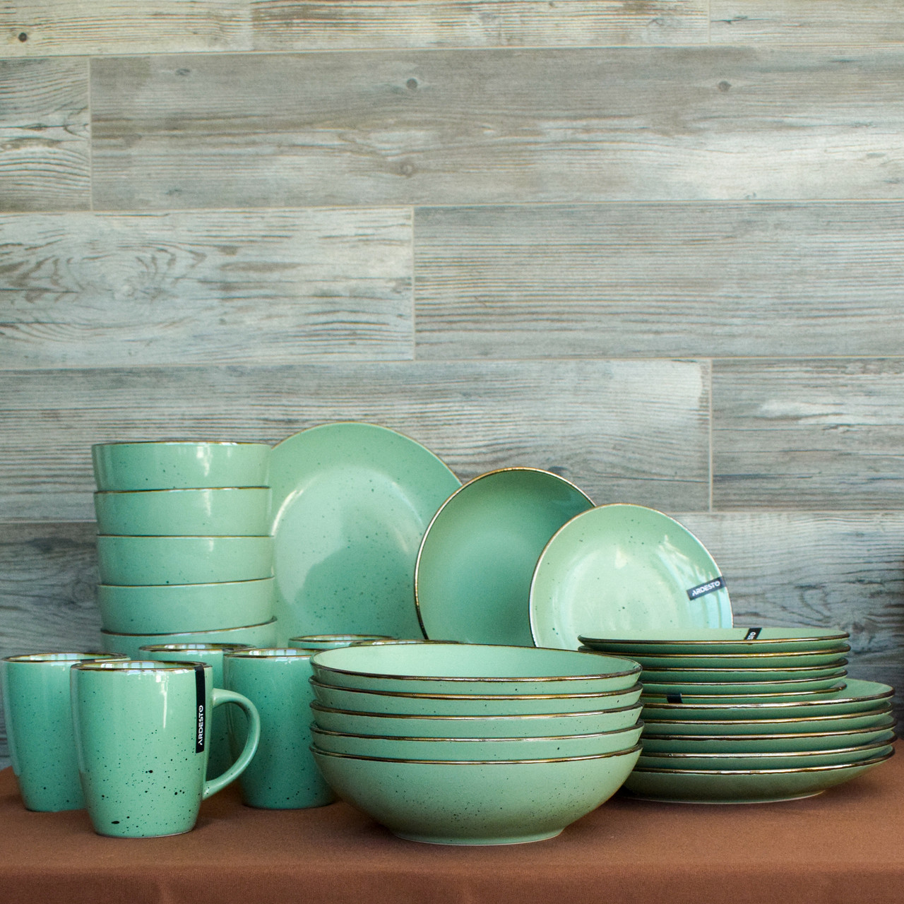 Сервіз Ardesto bagheria Pastel green 30 предметів