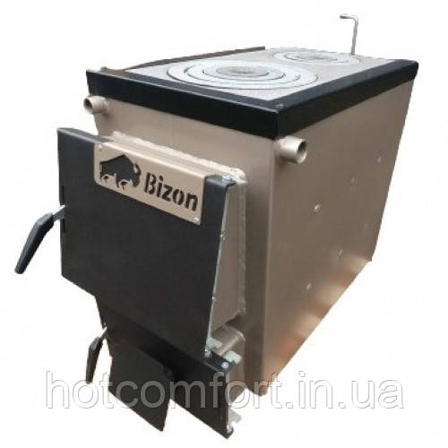 Твердопаливний котел Bizon М-120П2 (12 кВт з 2-ма плитами)
