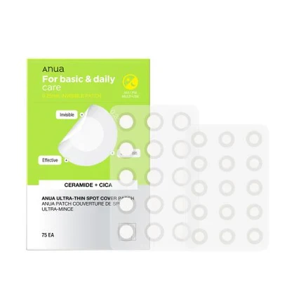 Ультратонкі патчі від висипань ANUA Ultra Thin Spot Cover Patch 75 шт