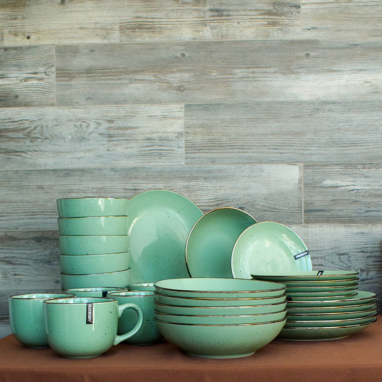 Сервіз Ardesto bagheria Pastel green 30 предметів