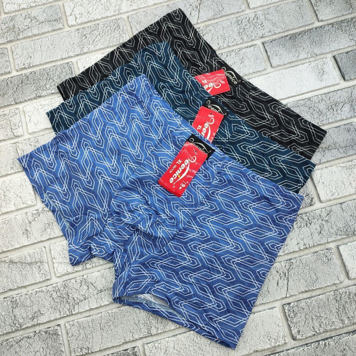 Труси боксери чоловічі ростовка р.XL,2XL,3XL,4XL бавовна+бамбук(10501) VEENICE 30038911