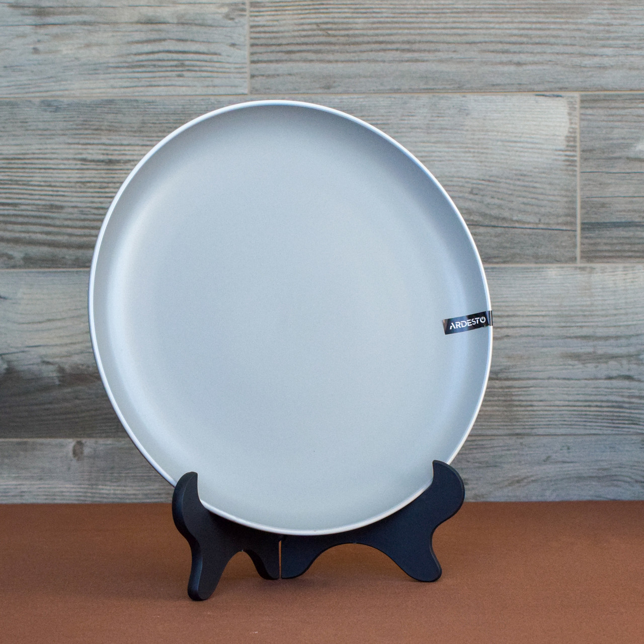 Тарілка обідня ARDESTO Cremona, 26 см, Dusty grey, кераміка