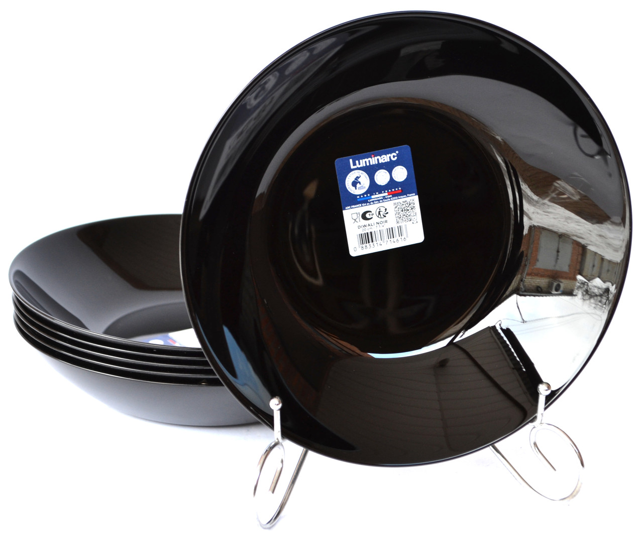 Тарілка супова Luminarc Diwali Black 20 см