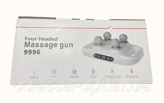 Масажер для тіла FZ-668 Deep Tissue Pro з 4 головками, фото 1