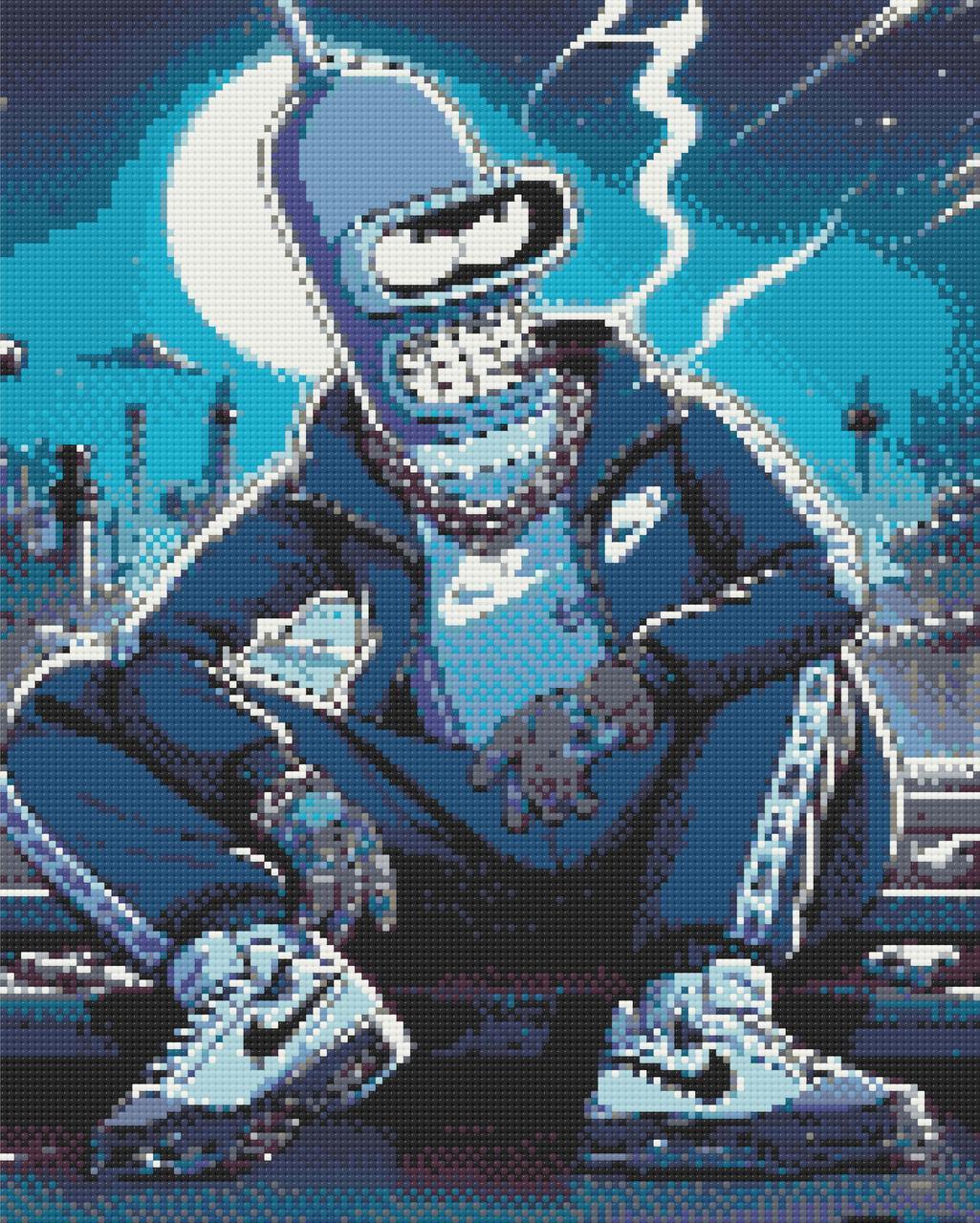 Алмазна мозаїка Футурама 40х50 см Орігамі (OD31919), фото 1