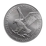Срібна монета 1 Долар США 2024 Liberty 31,1 грама — Шапальна Свобода, Американський орел 999,9, фото 9