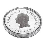 Срібна монета Австралійський страус Ему 1oz 2024 Австралія 999.9 інвестиційна 1 долар, фото 5