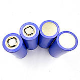 Циліндричний акумулятор Li-ion XLY 26650 4000mAh Літій-іонний 3,7v-4,2v 14,8 Вт синій, фото 3