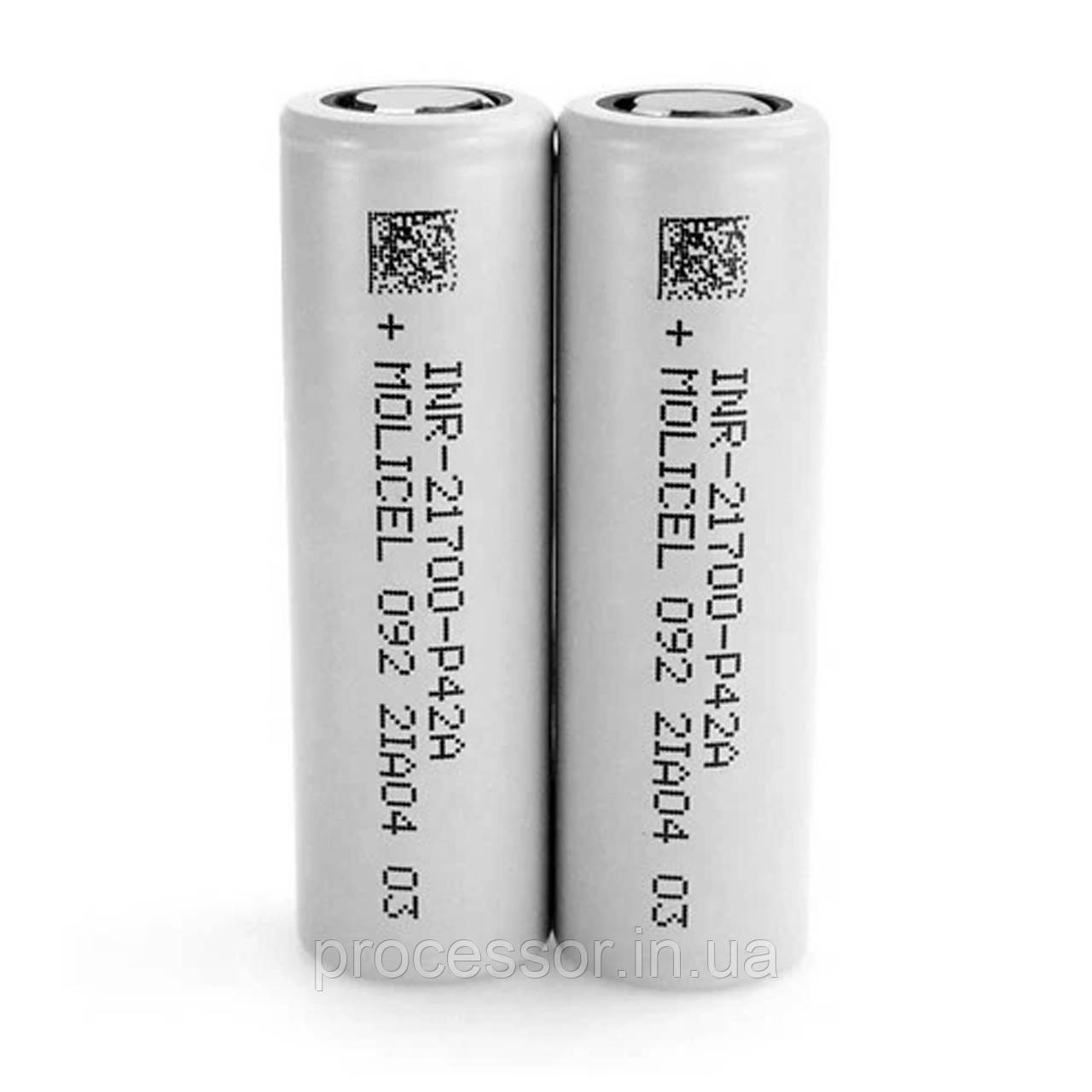 Високоточний акумулятор Molicel INR21700-P42A (4200 mAh, 45A, 3,7V, ≤10mΩ, Li-ion) акумулятор для FPV