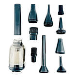 Автомобільний турбовентилятор 5В1 Mini Jet Fan Virellix X8 PLUS пилосос із набором насадок мінідуйчик від пилу, фото 7