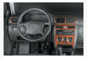 Накладки на панель Audi A3 1996-2003 Темне дерево Meric