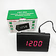 Практичний електронний годинник VST-864, Настільний годинник для офісу Світлодіодне табло AF-23, фото 7