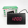 Практичний електронний годинник VST-864, Настільний годинник для офісу Світлодіодне табло AF-23, фото 9
