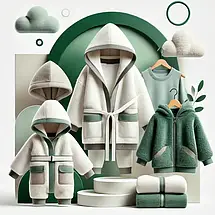 Дитячі халати толстовки