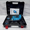 Акумуляторний безщітковий лобзик 24V з 2 АКБ у пластиковому кейсі з регулюванням швидкості та кута нахилу JL-13, фото 5