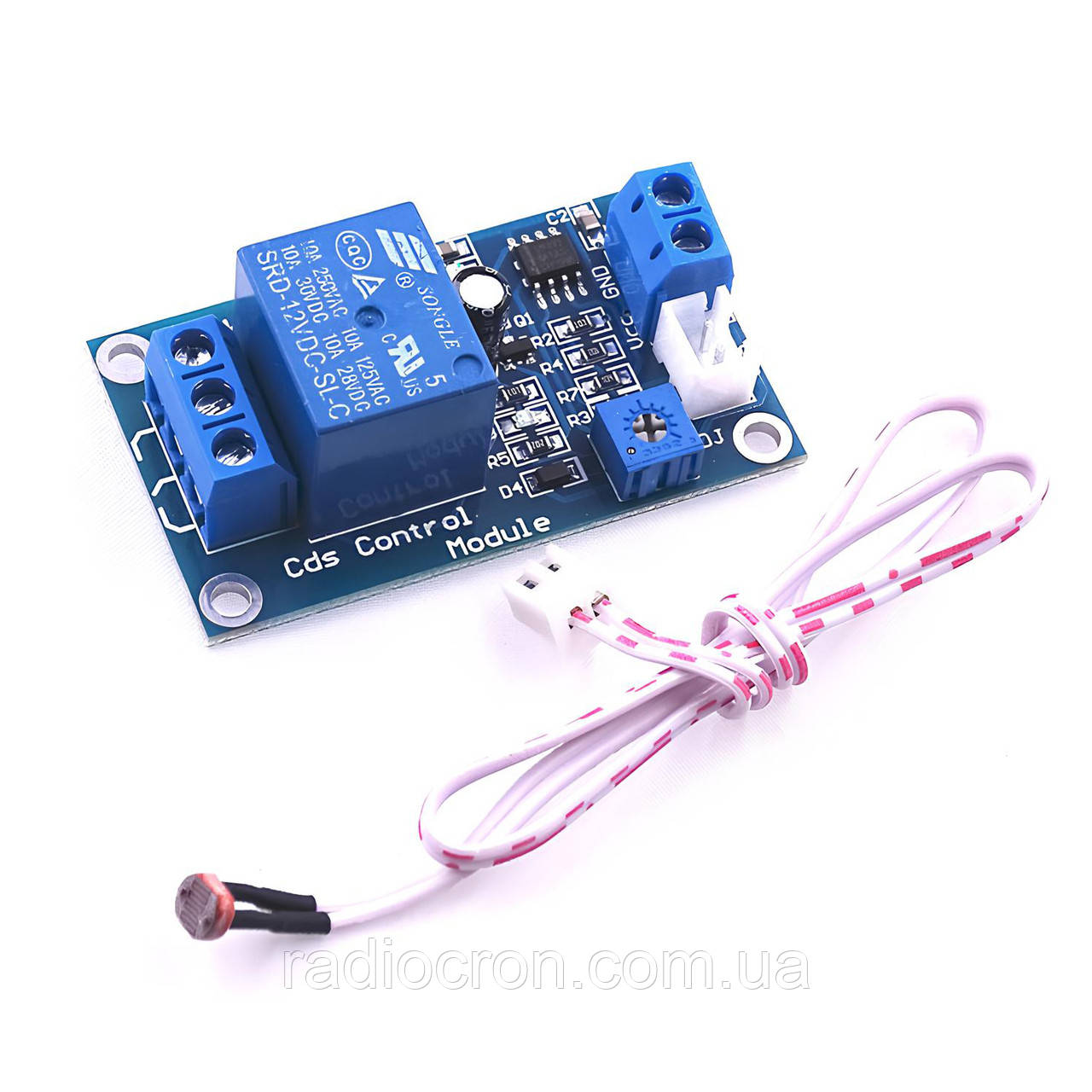 Модуль реле освітленості XH-M131 12В, 10A / AC 250В