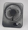 Вентилятор портативний акумуляторний USB Fan F10B чорний, фото 5