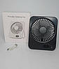 Вентилятор портативний акумуляторний USB Fan F10B чорний, фото 11