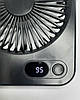 Вентилятор портативний акумуляторний USB Fan F10B чорний, фото 10