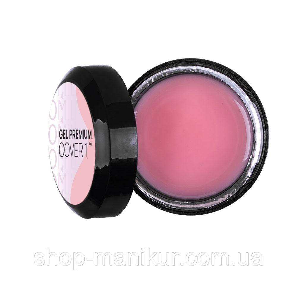 Гель для нарощування Komilfo Gel Premium  cover-1, 15 г