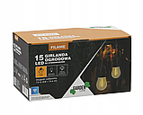 Декоративна садова гірлянда GardenLine SOL1267 15 м 15 LED Wi-Fi керування теплий білий, фото 9