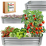 Садова грядка Garden Line ZAK8298 180x90x30 см оцинкована для овочів, фото 3