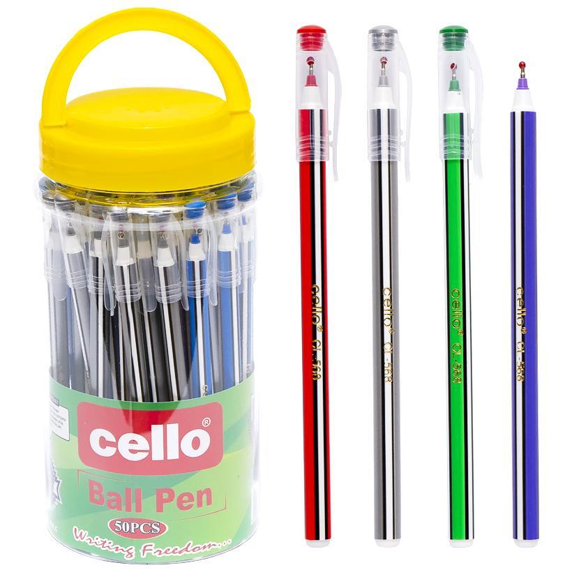 Ручка масляна Cello CL568 синя 0.7 мм