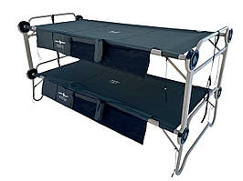 Ліжко складне універсальне двоярусне 3в1 Arm-O-Bunk - з органайзерами - Зелене