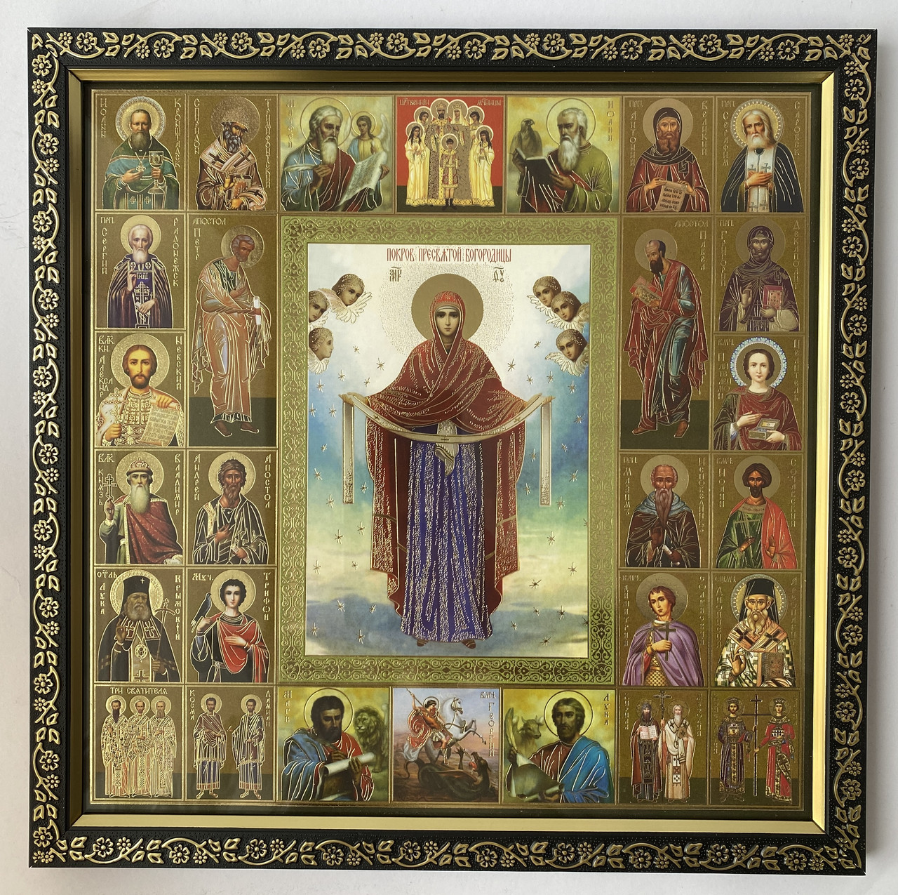 Ікона "Покрова" Пресвятої Богородиці для дому, фото 1