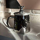 Подарункова чашка з ложкою Bear Silve у преміальній упаковці, фото 7