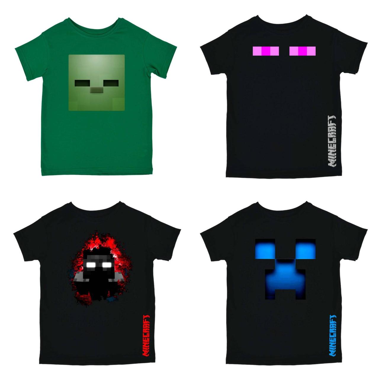 Дитячі футболки Minecraft Мерч Майнкрафт