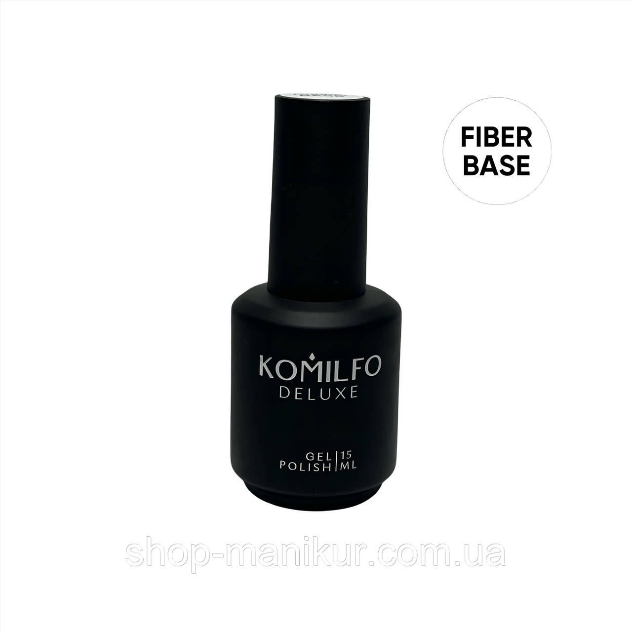Komilfo Fiber Base - база для нігтів з нейлоновими волокнами, 15 мл
