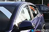 Дефлектори вікон хромовані (вітровики) Honda M-NV/X-NV 2019 (Autoclover/ Південна Корея), фото 3