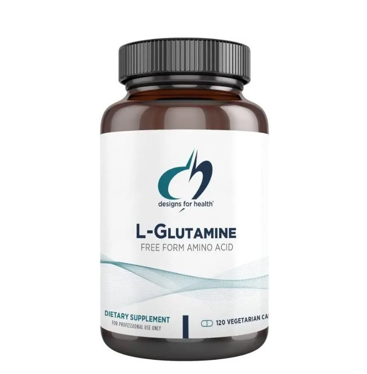 Designs for Health L-Glutamine / L-глютамін здорова бар'єрна функція кишківника 120 капсул