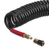 Шланг Intertool Storm BLACK M-Flex 8х12мм, 15 м поліуретановий з поворотним шарніром (PT-1797), фото 4