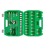 Набір інструментів 46 од 1/4 INTERTOOL ET-6046SP, фото 4