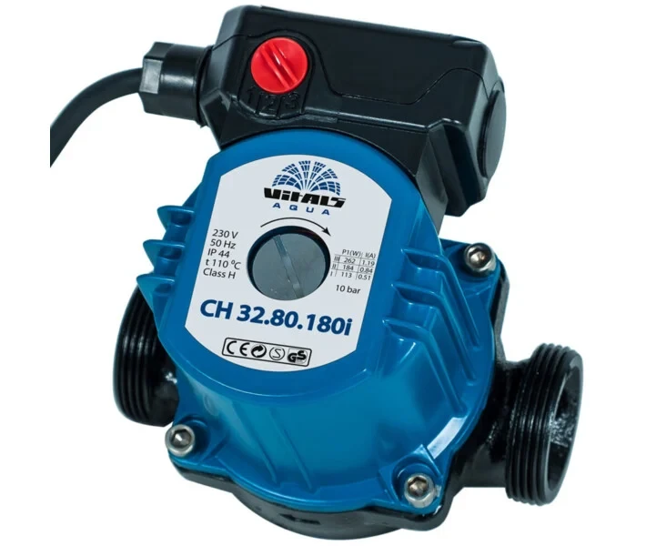 Насос циркуляційний Vitals Aqua CH 32.80.180i (+ комплект гайок)