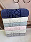 Набір щільних м'яких махрових рушників для обличчя в упаковці 6 шт розмір 50*90 см Туреччина Luzz, фото 3