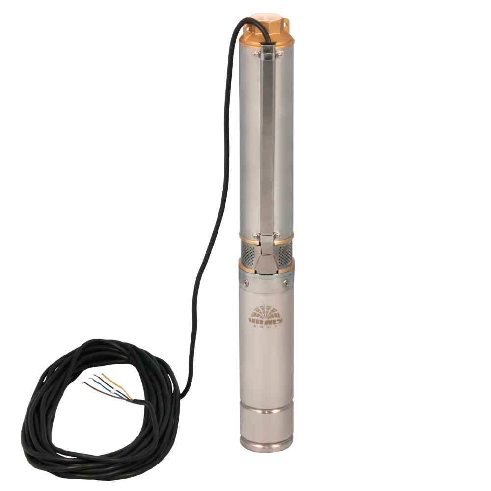 Насос свердловинний Vitals Aqua 3.5DC 1542-0.65r + ПУ + кабель 15 м