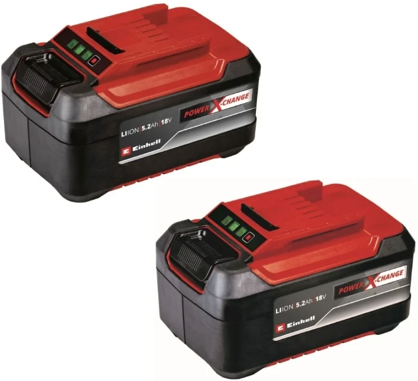 Комплект акумуляторів Einhell PXC PLUS Twinpack 18V 5.2 Ah (4511526)