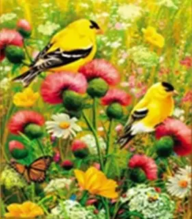 Алмазна мозаїка Діамантові ручки (GU_177085) Літо, 21 х 25 см