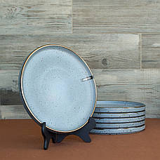 Сервіз столовий Ardesto Fasano grey 30 предметів кераміка, фото 4