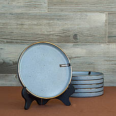 Сервіз столовий Ardesto Fasano grey 30 предметів кераміка, фото 5