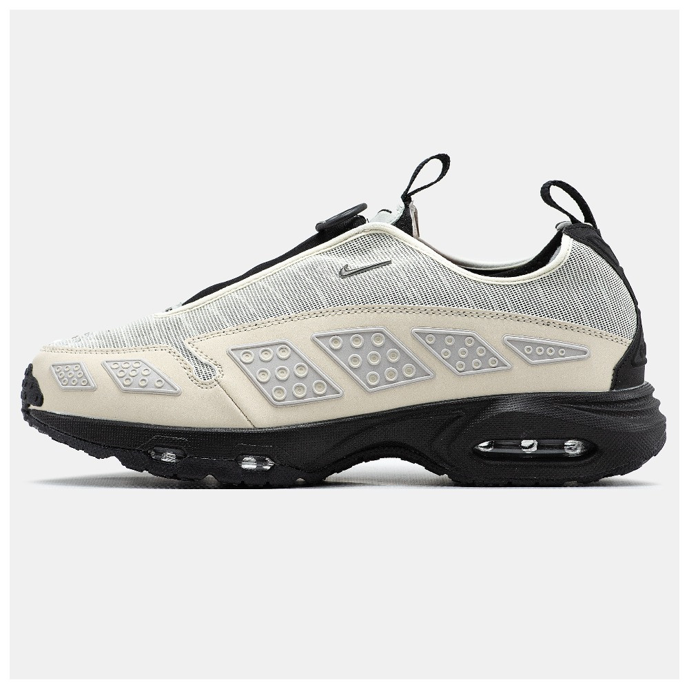 Чоловічі кросівки Nike Air Max SNDR Sunder Beige Grey Black, шкіряні кросівки найк аір макс сндр сандер