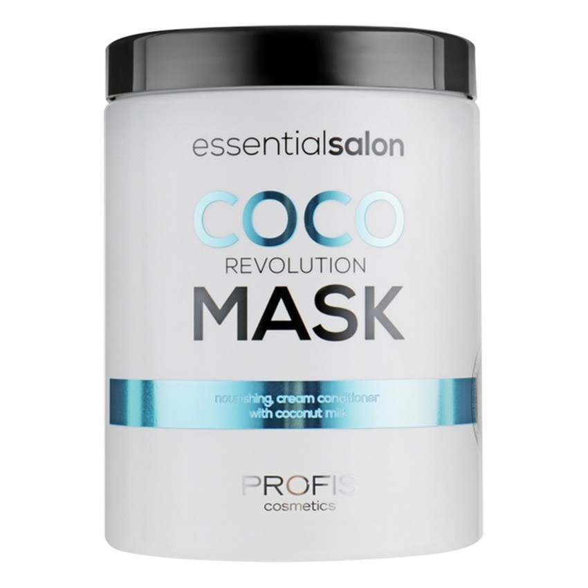 Поживна термозахисна маска для волосся Profis Coco Revolution 1000 мл професійна косметика